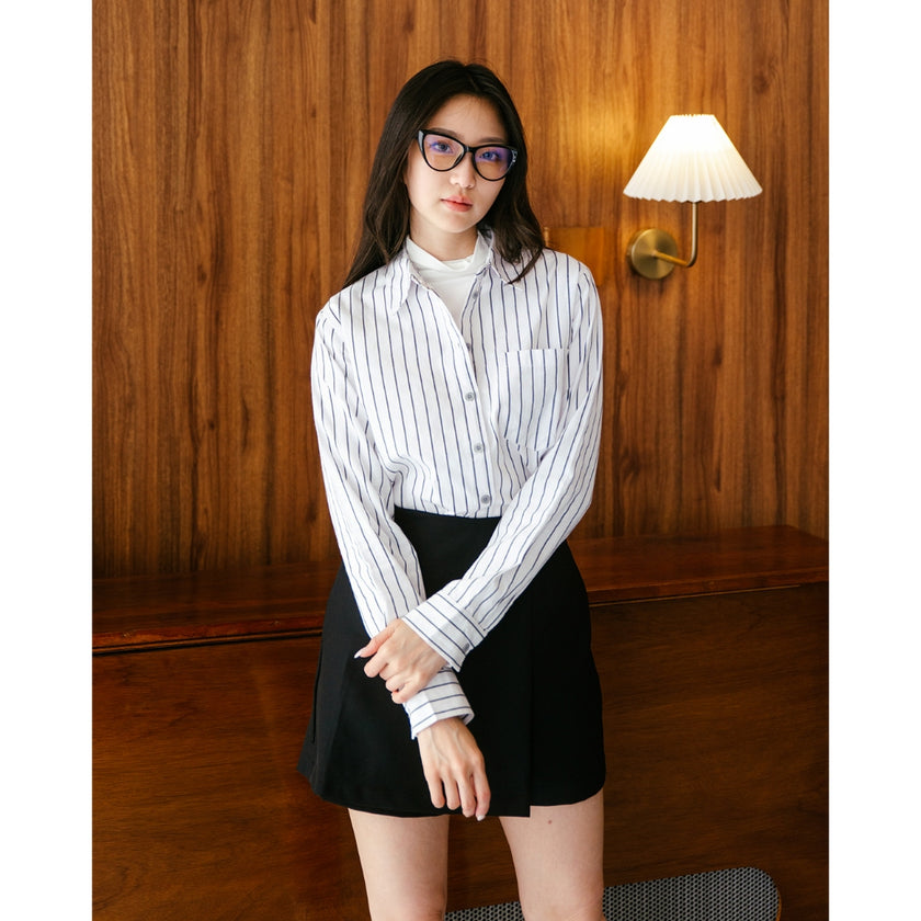 Nomitee's Arden Shirt Atasan Wanita Lengan Panjang