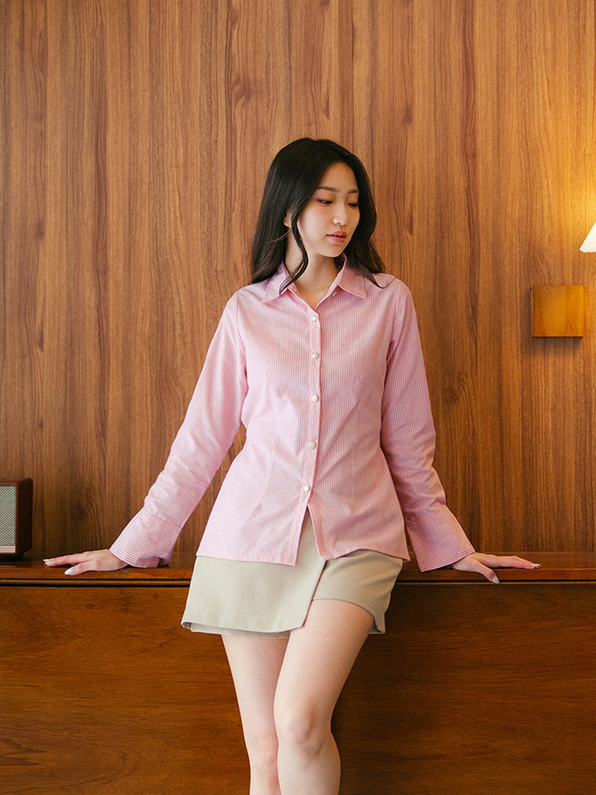 Nomitee's Rein Shirt Atasan Wanita Lengan Panjang