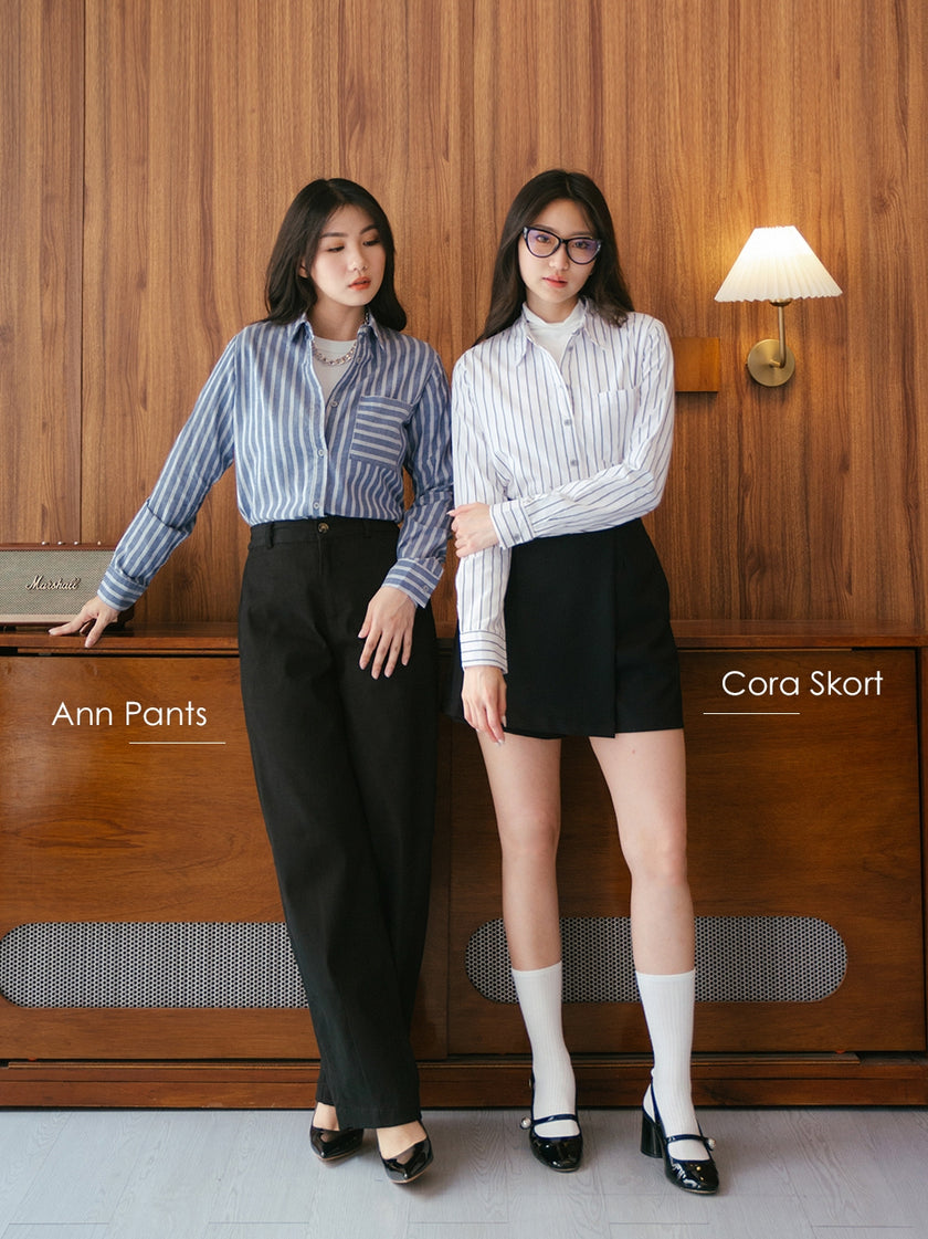 Nomitee's Arden Shirt Atasan Wanita Lengan Panjang