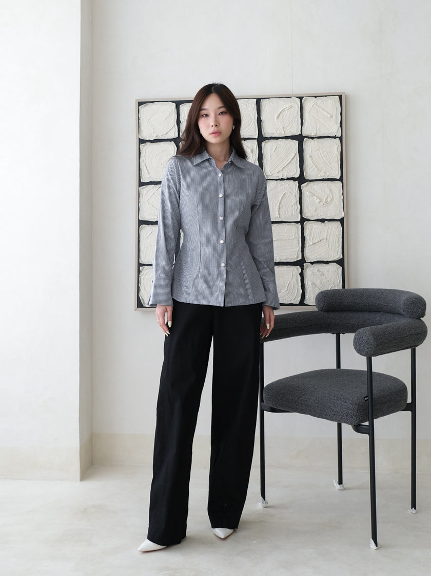 Nomitee's Rein Shirt Atasan Wanita Lengan Panjang