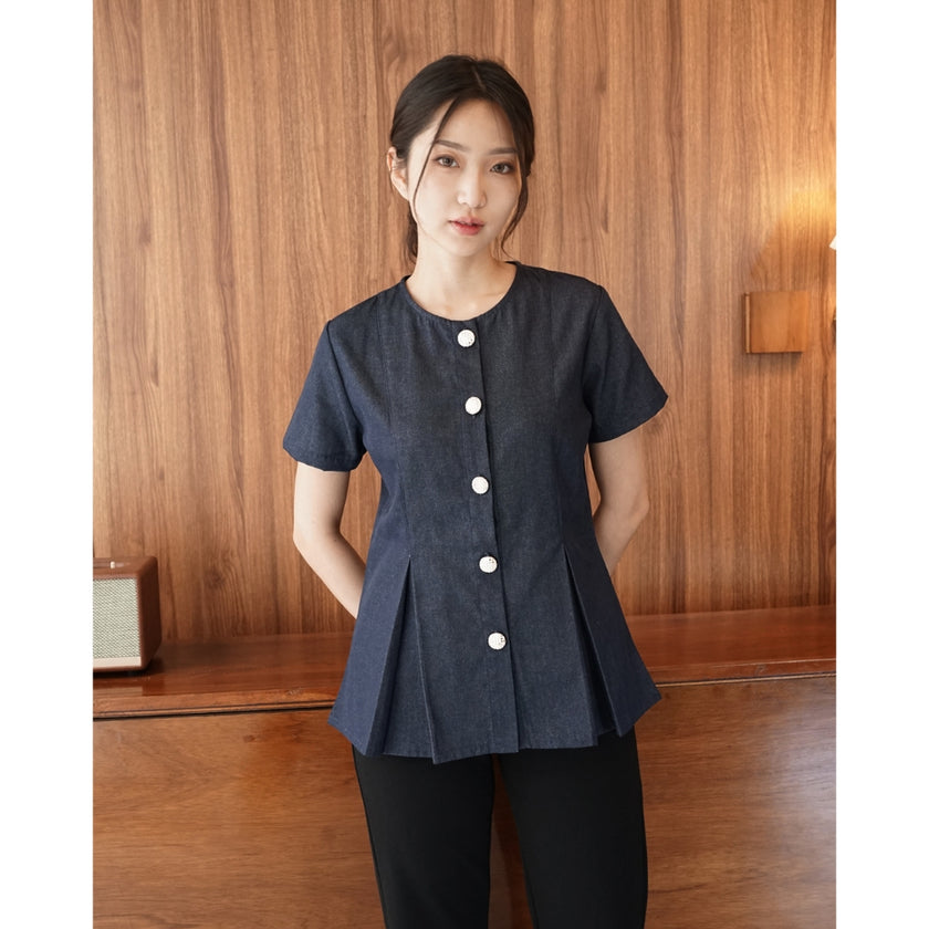 Nomitee's Hellen Top Atasan Wanita Lengan Pendek