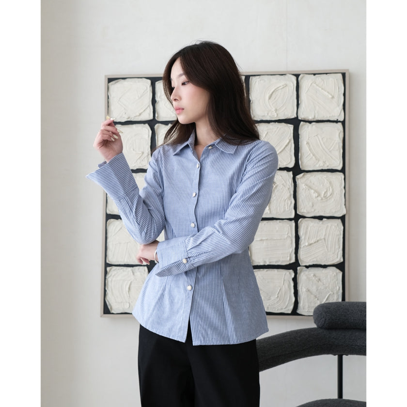 Nomitee's Rein Shirt Atasan Wanita Lengan Panjang