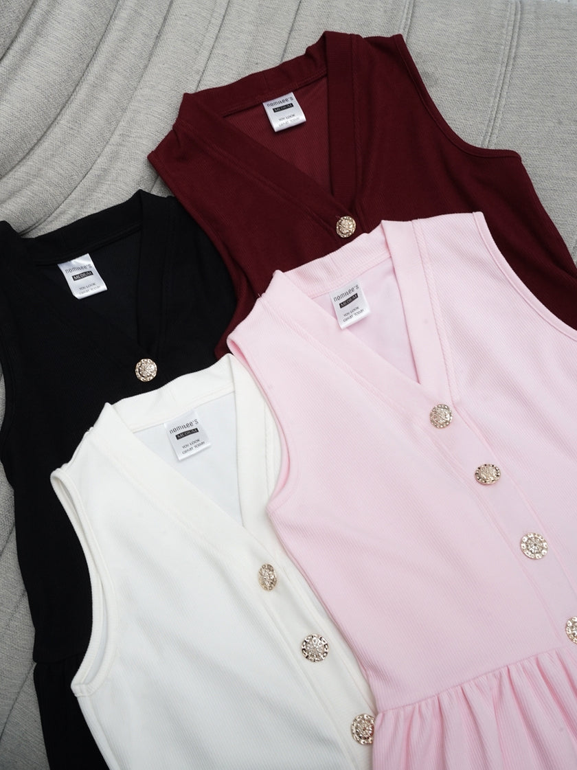 Nomitee's Genova Top Atasan Wanita Tanpa Lengan