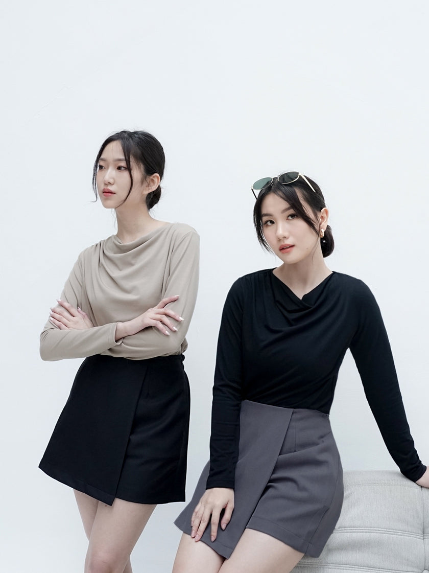 Nomitee's Medea Top Atasan Wanita Lengan Panjang