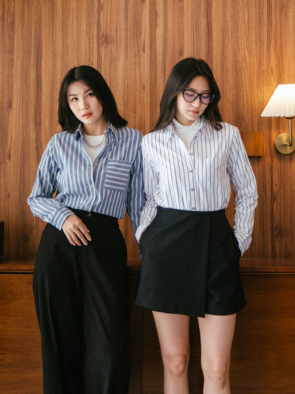 Nomitee's Arden Shirt Atasan Wanita Lengan Panjang