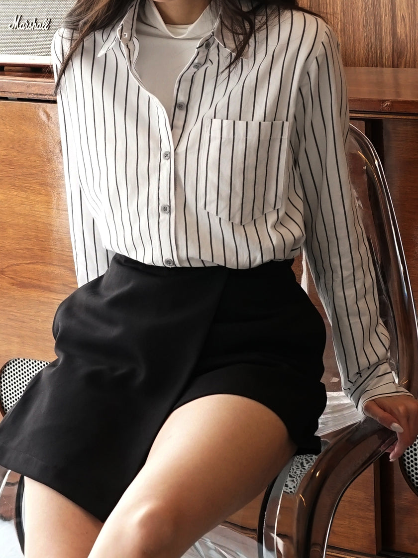 Nomitee's Arden Shirt Atasan Wanita Lengan Panjang