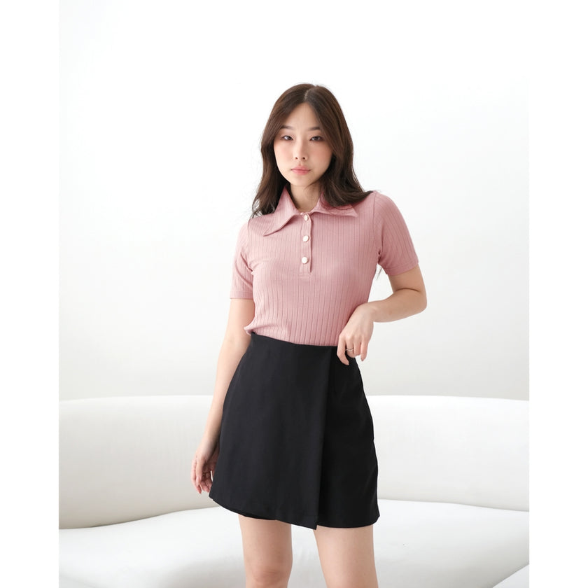 Nomitee's Greta Top Atasan Wanita Lengan Pendek