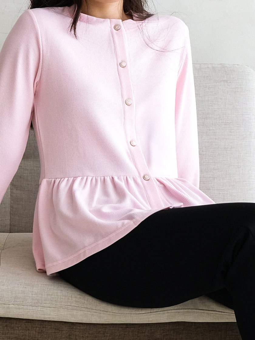 Nomitee's Laurent Top Atasan Wanita Lengan Panjang