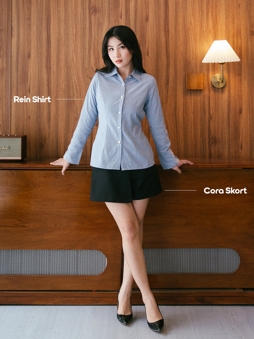 Nomitee's Rein Shirt Atasan Wanita Lengan Panjang