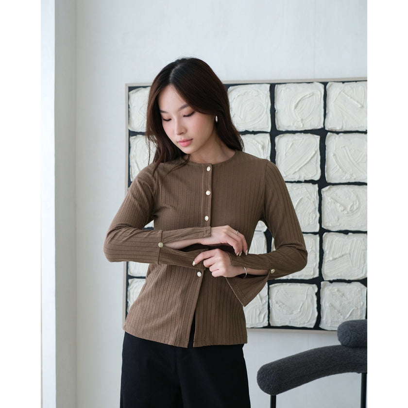 Nomitee's Marion Top Atasan Wanita Lengan Panjang