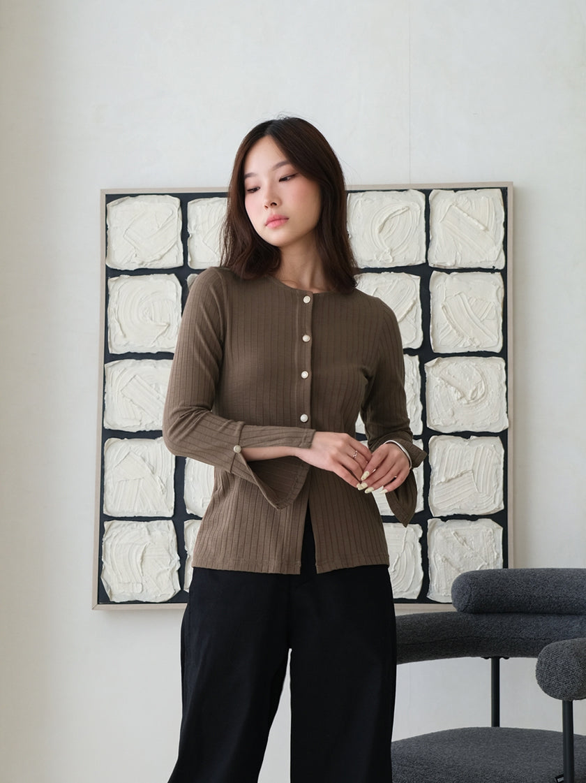 Nomitee's Marion Top Atasan Wanita Lengan Panjang