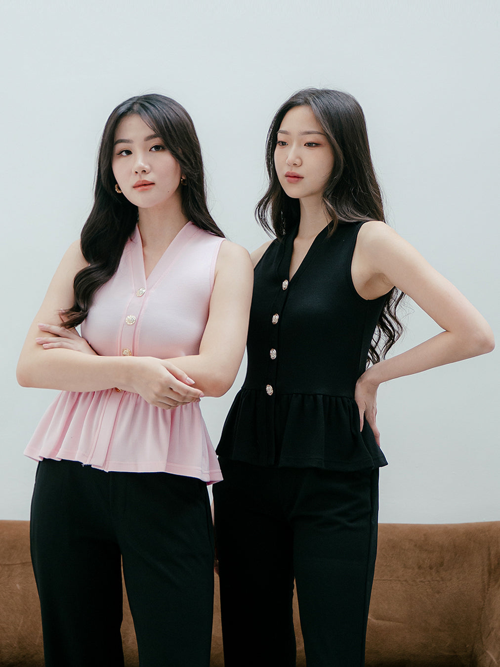 Nomitee's Genova Top Atasan Wanita Tanpa Lengan