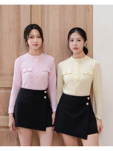 Nomitee's Maeva Top Atasan Wanita Lengan Panjang