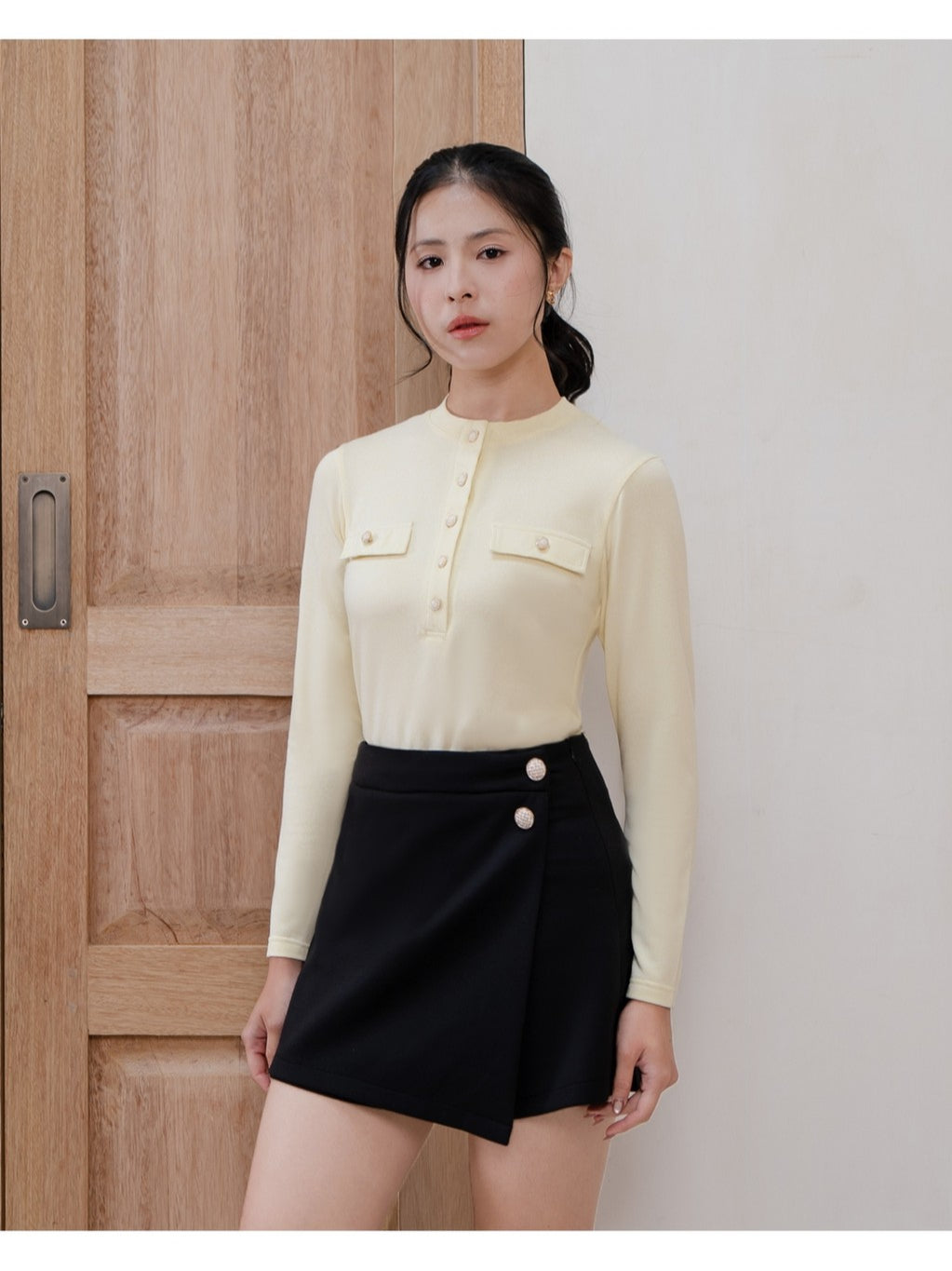 Nomitee's Maeva Top Atasan Wanita Lengan Panjang
