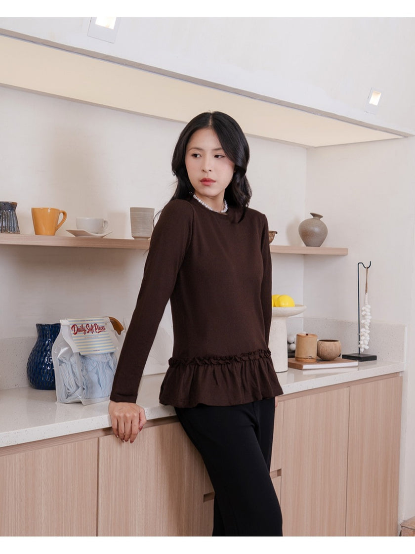 Nomitee's Reina Top Atasan Wanita Lengan Panjang