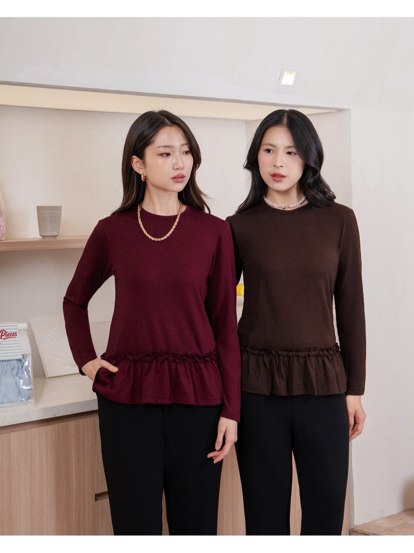 Nomitee's Reina Top Atasan Wanita Lengan Panjang