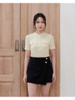 Nomitee's Eris Top Atasan Wanita Lengan Pendek