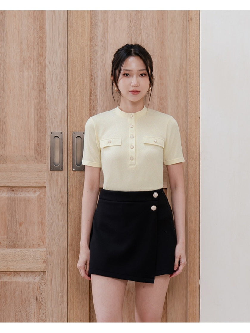 Nomitee's Eris Top Atasan Wanita Lengan Pendek