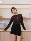 Nomitee's Maeva Top Atasan Wanita Lengan Panjang