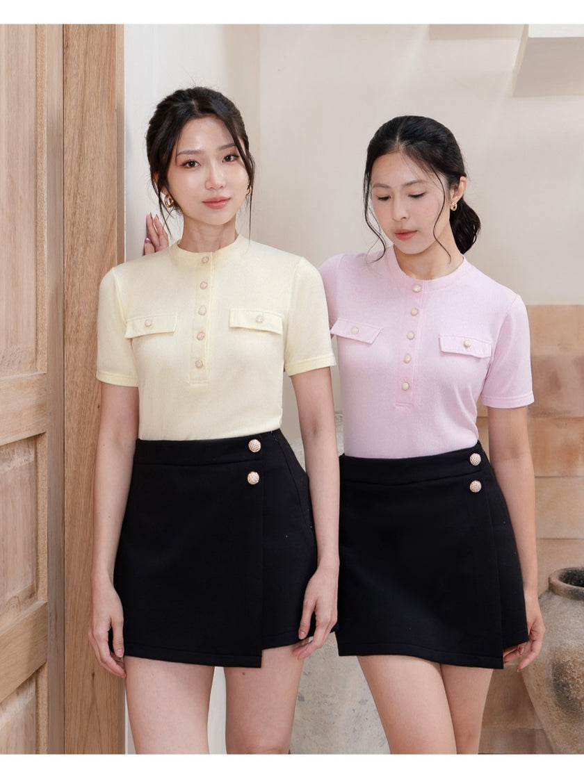 Nomitee's Eris Top Atasan Wanita Lengan Pendek