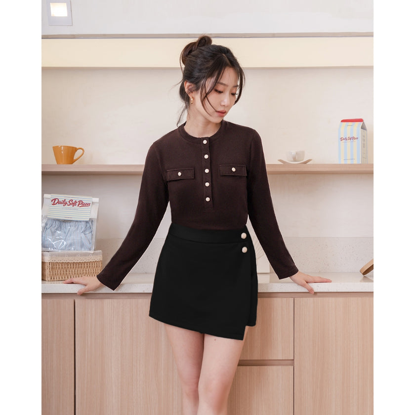 Nomitee's Maeva Top Atasan Wanita Lengan Panjang