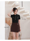 Nomitee's Eris Top Atasan Wanita Lengan Pendek