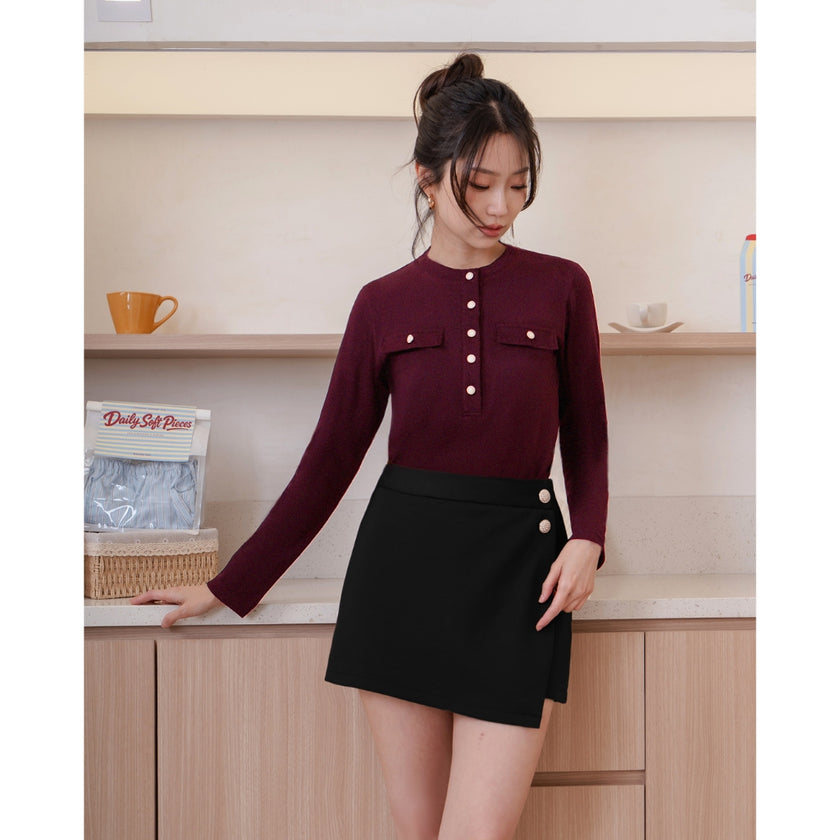 Nomitee's Maeva Top Atasan Wanita Lengan Panjang