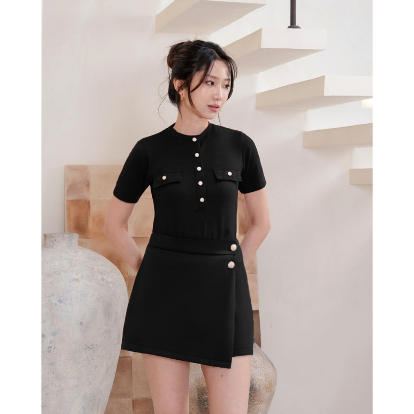 Nomitee's Eris Top Atasan Wanita Lengan Pendek
