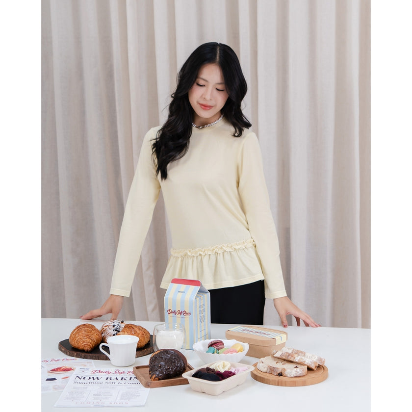 Nomitee's Reina Top Atasan Wanita Lengan Panjang