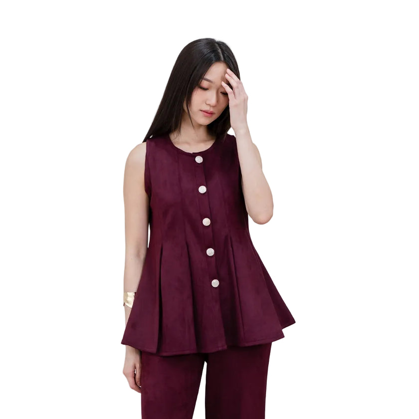 Nomitee's Joly Top Atasan Wanita Tanpa Lengan (Tidak Dijual Satu Set)