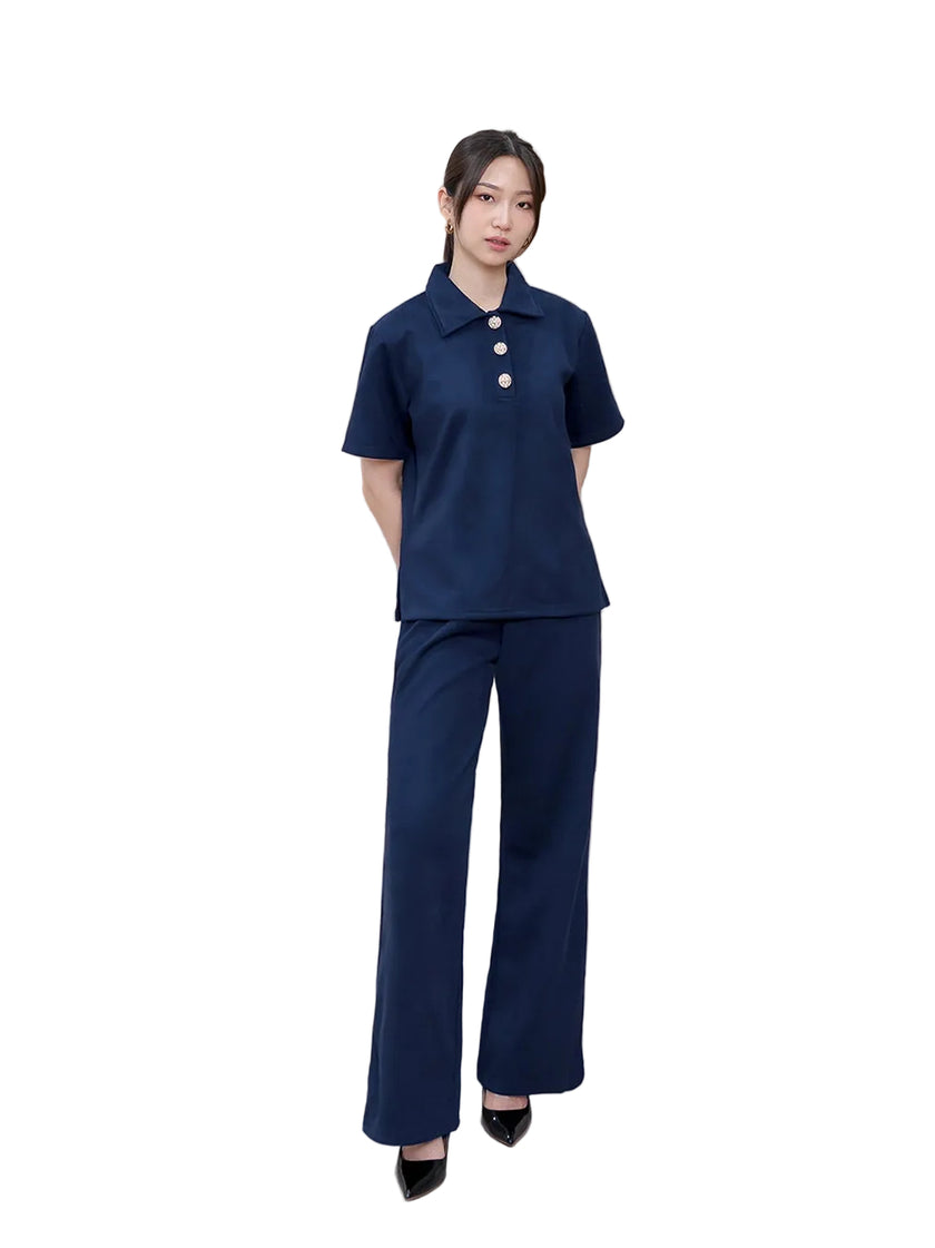 Nomitee's Cloudy Top Atasan Wanita Lengan Pendek (Tidak Dijual Satu Set)