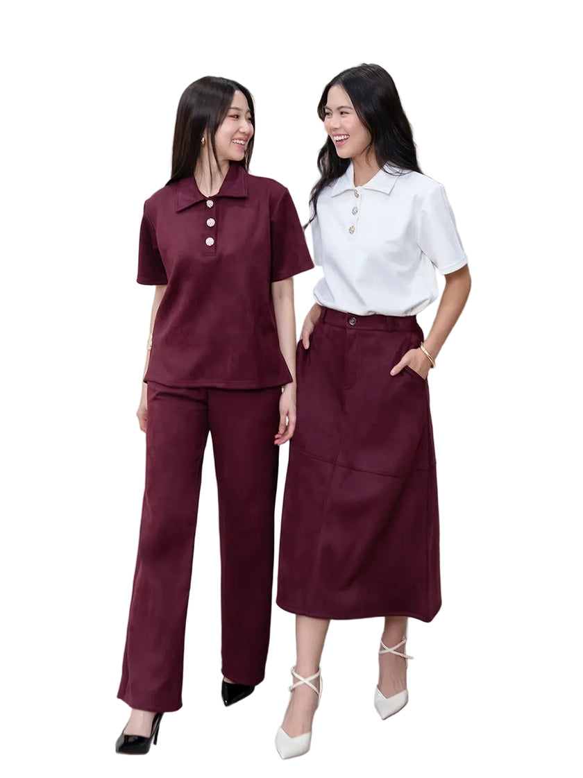 Nomitee's Cloudy Top Atasan Wanita Lengan Pendek (Tidak Dijual Satu Set)