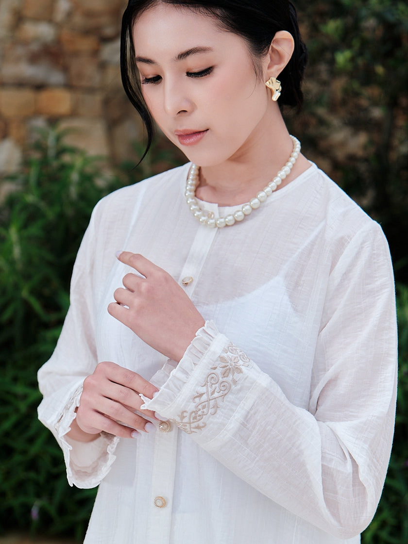 Nomitee's Hanara Tunic Atasan Tunik Wanita Lengan Panjang