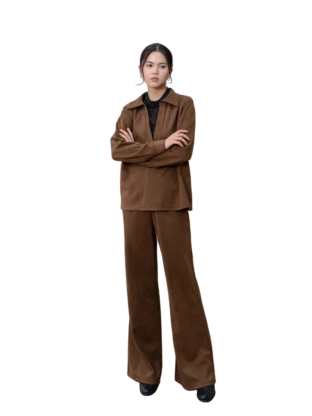 Nomitee's Moira Top Atasan Wanita Lengan Panjang (Tidak Dijual Satu Set)