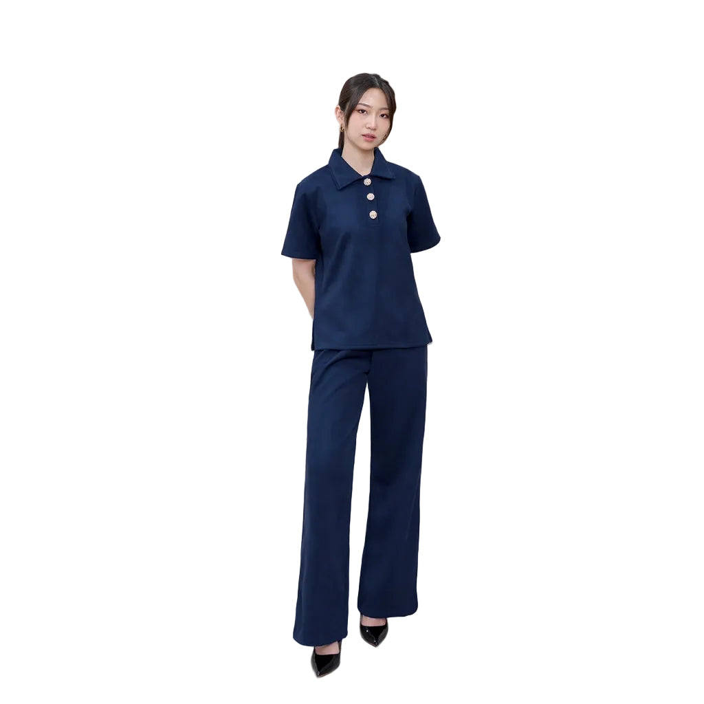 Nomitee's Cloudy Top Atasan Wanita Lengan Pendek (Tidak Dijual Satu Set)