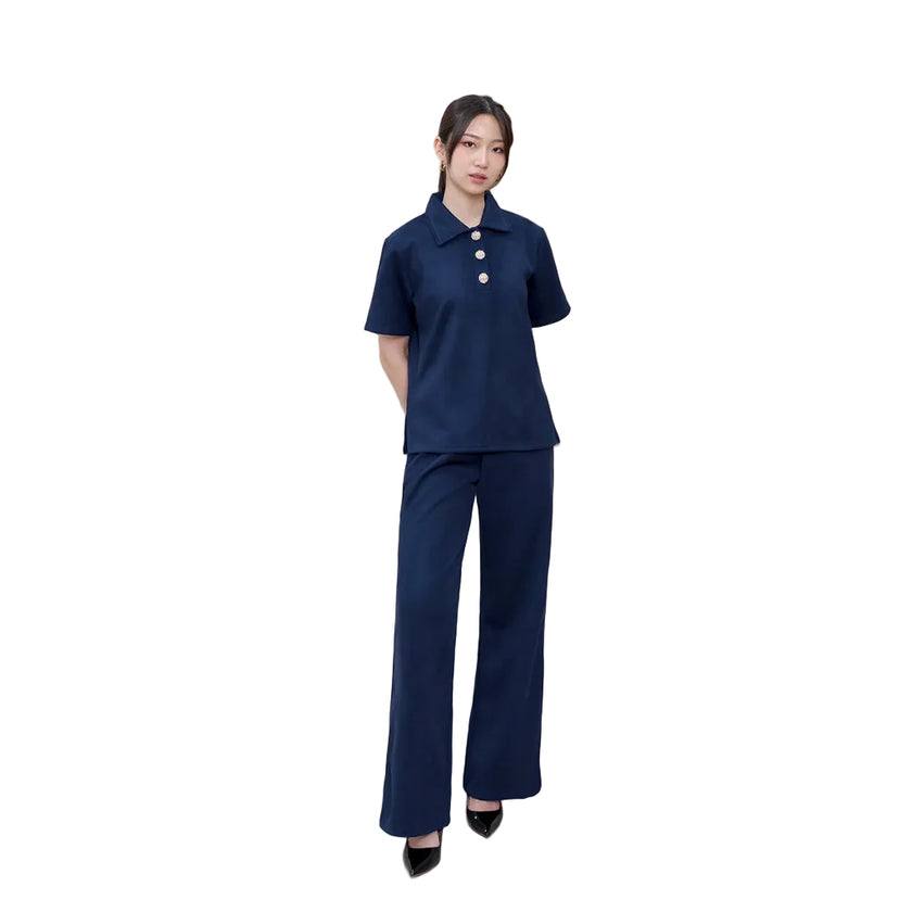 Nomitee's Cloudy Top Atasan Wanita Lengan Pendek (Tidak Dijual Satu Set)