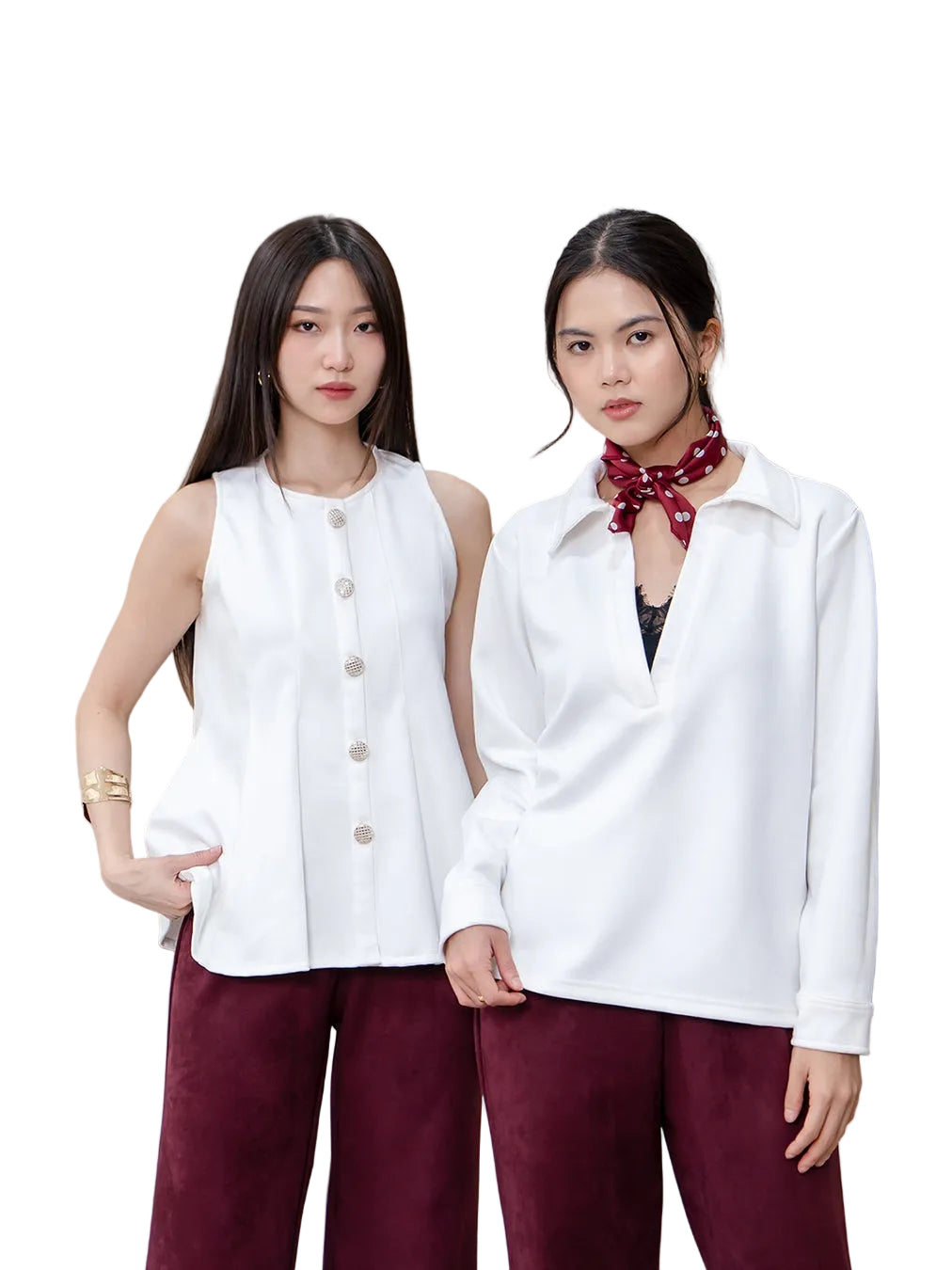 Nomitee's Joly Top Atasan Wanita Tanpa Lengan (Tidak Dijual Satu Set)