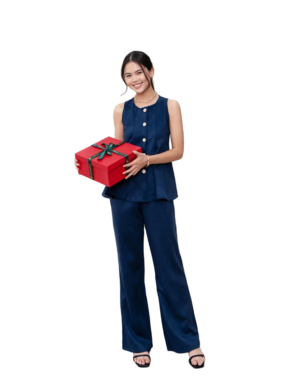 Nomitee's Joly Top Atasan Wanita Tanpa Lengan (Tidak Dijual Satu Set)