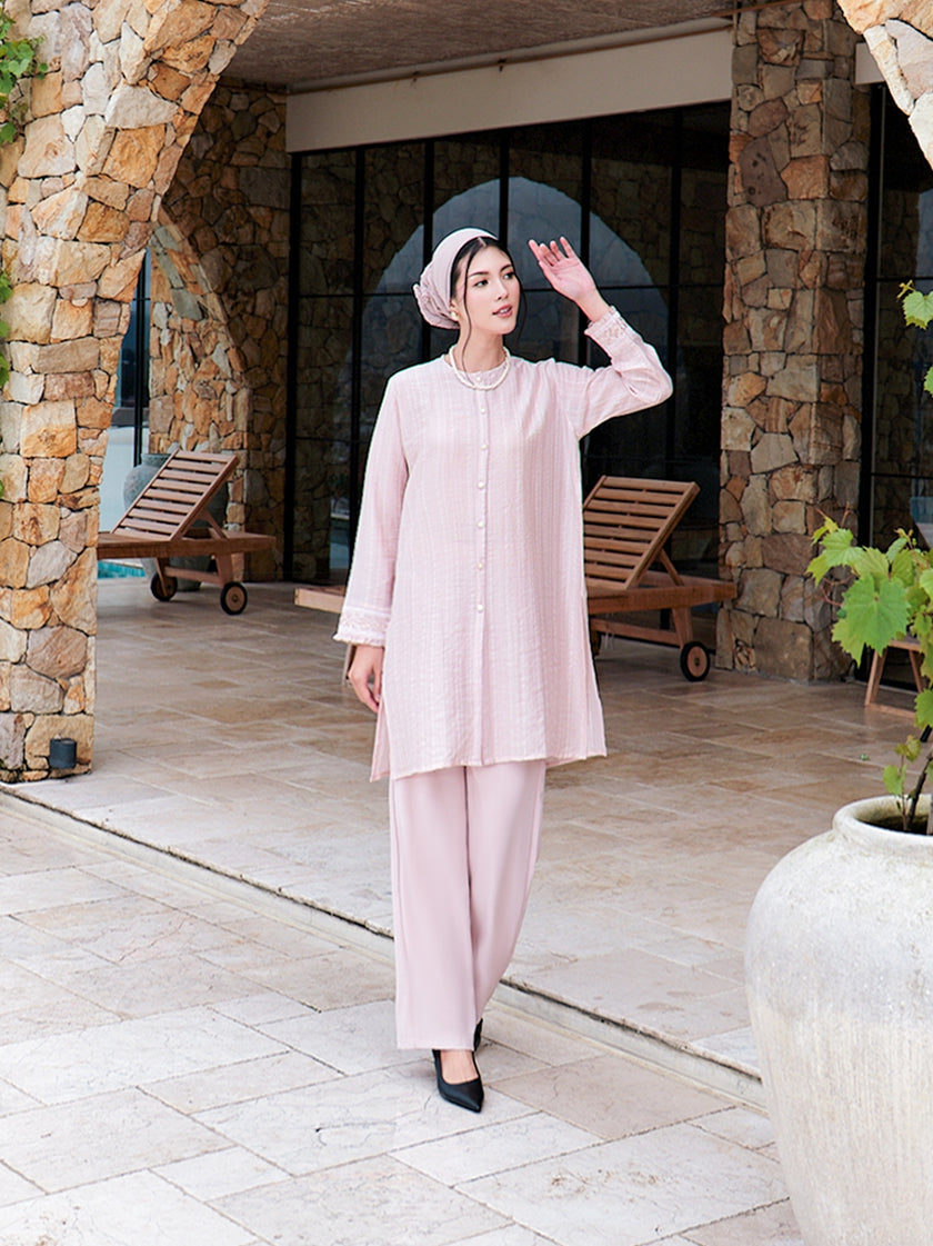 Nomitee's Hanara Tunic Atasan Tunik Wanita Lengan Panjang