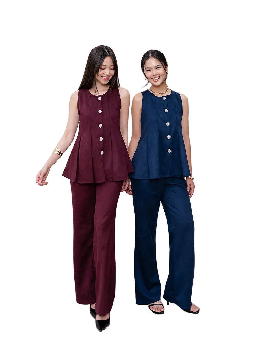 Nomitee's Joly Top Atasan Wanita Tanpa Lengan (Tidak Dijual Satu Set)