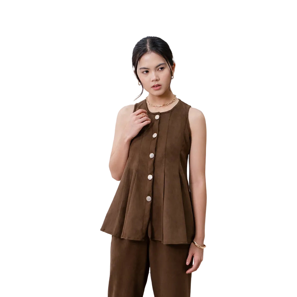 Nomitee's Joly Top Atasan Wanita Tanpa Lengan (Tidak Dijual Satu Set)
