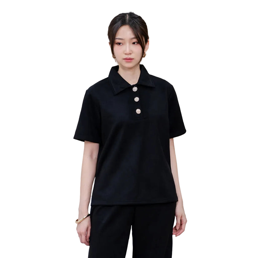 Nomitee's Cloudy Top Atasan Wanita Lengan Pendek (Tidak Dijual Satu Set)