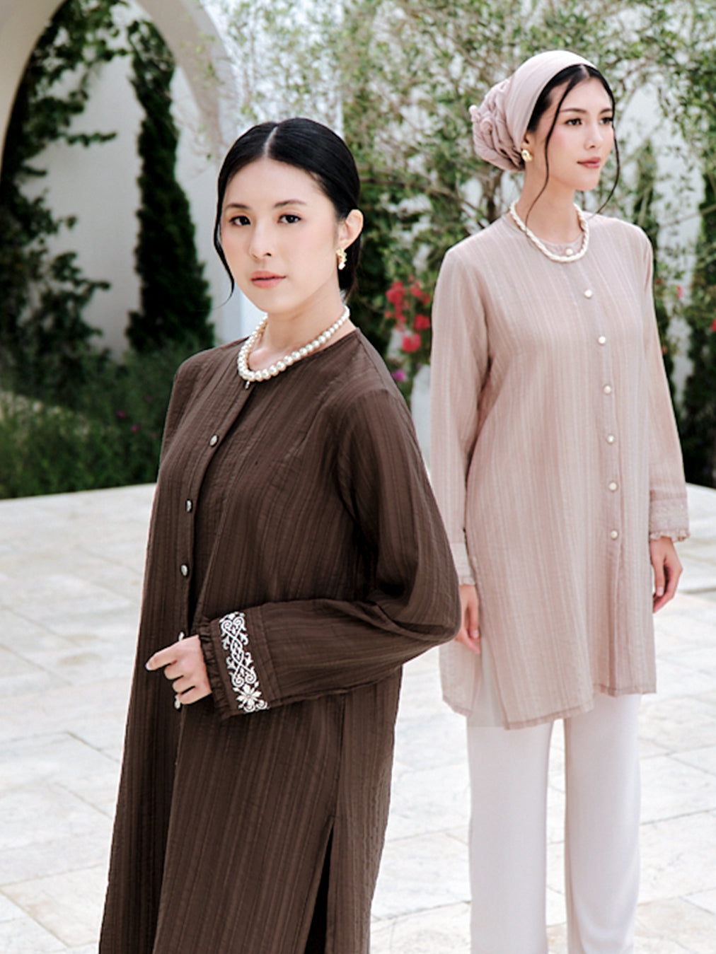 Nomitee's Hanara Tunic Atasan Tunik Wanita Lengan Panjang