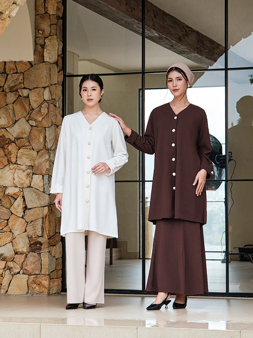 Nomitee's Deya Tunic Atasan Tunik Wanita Lengan Panjang