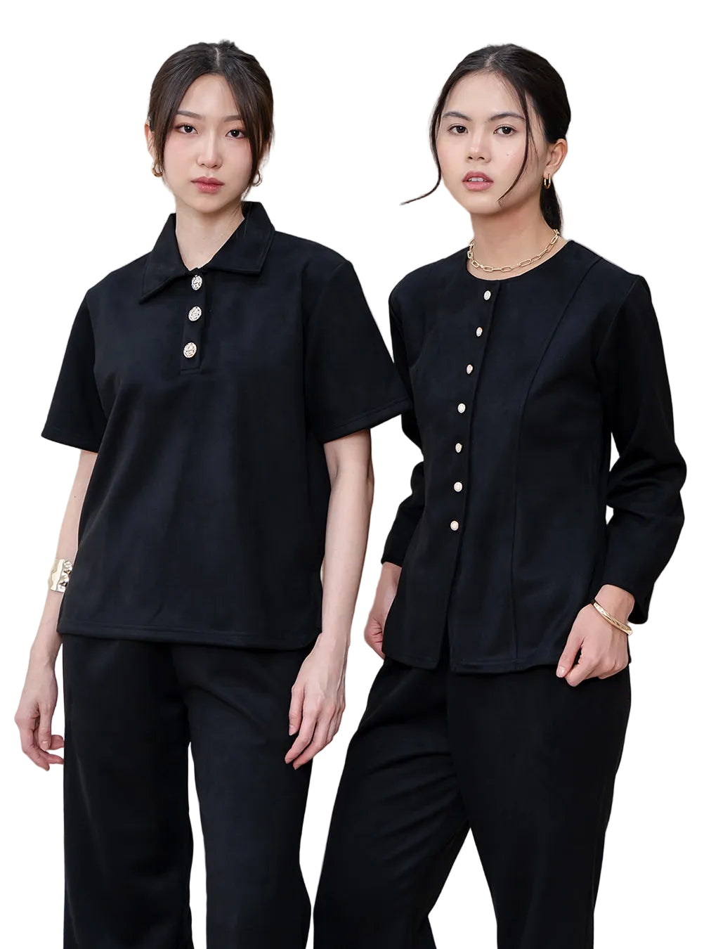 Nomitee's Cloudy Top Atasan Wanita Lengan Pendek (Tidak Dijual Satu Set)