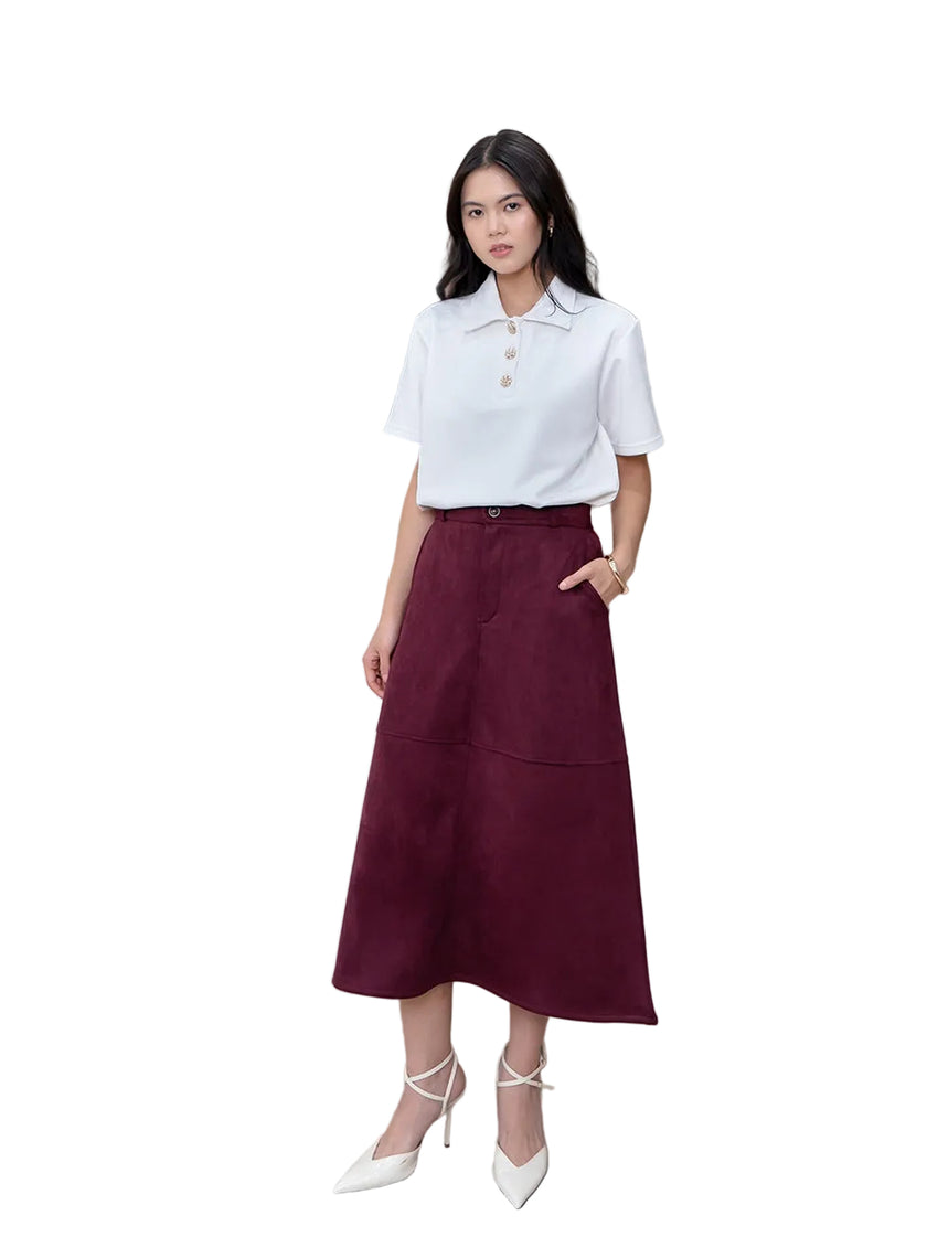 Nomitee's Cloudy Top Atasan Wanita Lengan Pendek (Tidak Dijual Satu Set)