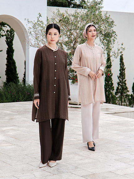 Nomitee's Hanara Tunic Atasan Tunik Wanita Lengan Panjang