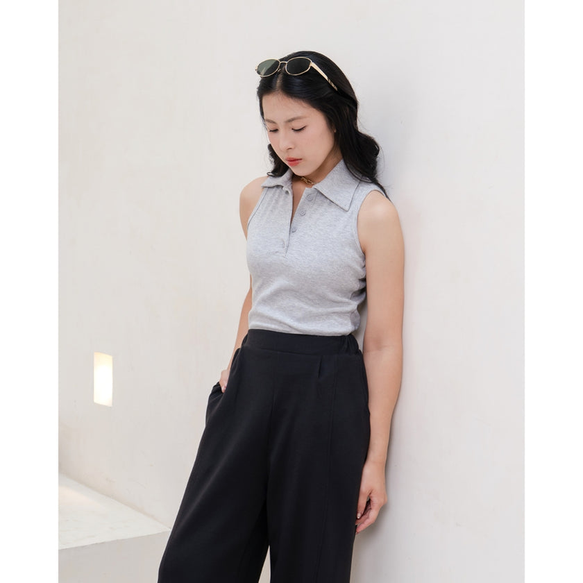 Nomitee's Nixie Top Atasan Wanita Tanpa Lengan