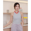 Nomitee's Zhoe Top Atasan Wanita Tanpa Lengan