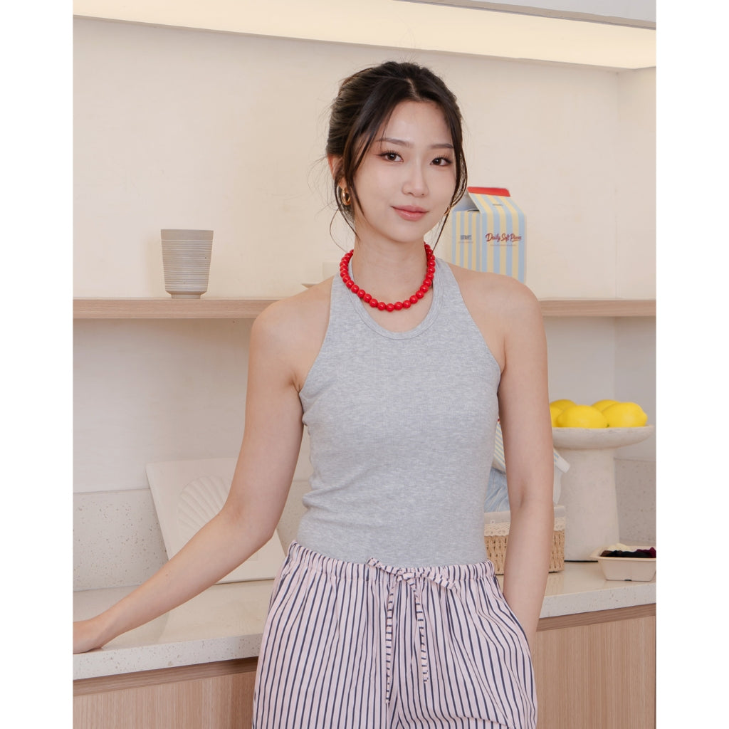 Nomitee's Zhoe Top Atasan Wanita Tanpa Lengan